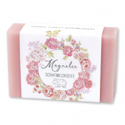 Sheep milk soap 150g 'Einzigartige Augenblicke', Magnolia 