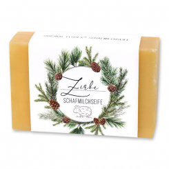 Sheep milk soap 150g 'Einzigartige Augenblicke', Swiss pine 