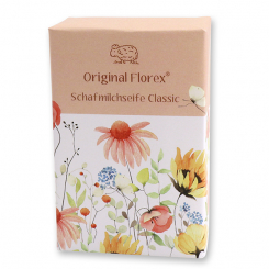 Sheep milk soap 150g 'Blütenzart' with design 8, Classic 
