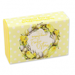 Sheep milk soap square 150g “Frohe Ostern”, Grapefruit 