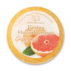 Festes Haarshampoo mit Schafmilch 58g in Folie, Grapefruit 