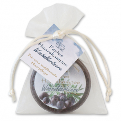 Festes Haarshampoo mit Schafmilch 58g im Organzasackerl, Wacholderbeere 