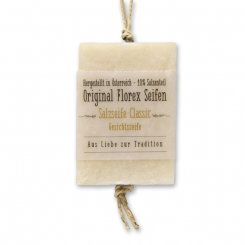 Cold-stirred soap 90g hanging, with transparent paper, Salt Classic 