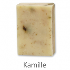 Cold-stirred soap 100g without sheepmilk, camomile 