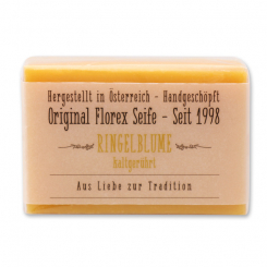 Cold-stirred soap 100g in Cello with transparent paper, Marigold 