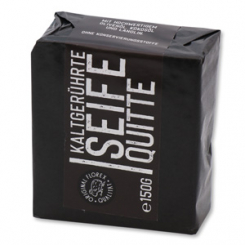 Cold-stirred soap 100g "Black Edition" black, Quince 