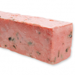 Cold-stirred sheep milk soap block about 2kg, Wild rose 