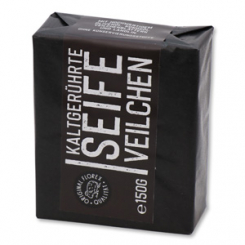 Cold-stirred soap 100g "Black Edition" black, Viola 