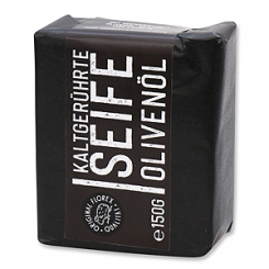 Cold-stirred soap 100g "Black Edition" black, Olive oil 