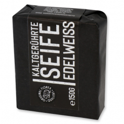 Cold-stirred soap 100g "Black Edition" black, Edelweiss 
