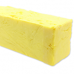 Cold-stirred sheep milk soap block about 2kg, Lemon 