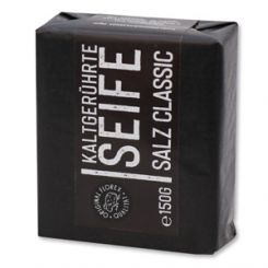 Cold-stirred soap 100g "Black Edition" black, Salt classic 