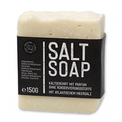 Spezialseife kaltgerührt 150g "Black Edition",  Salzseife Classic 