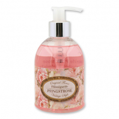 Flüssigseife mit Schafmilch 250ml im Spender "Vintage-Motiv 196", Pfingstrose 