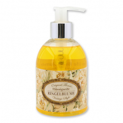 Flüssigseife mit Schafmilch 250ml im Spender "Vintage-Motiv 201", Ringelblume 