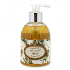 Flüssigseife mit Schafmilch 250ml im Spender "Vintage-Motiv 224", Zirbe 