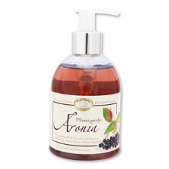 Flüssigseife mit biologischer Schafmilch 250ml im Spender klassisch, Aronia 