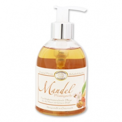 Liquid sheep milk soap 250ml in a dispenser classic, Almond Oil 