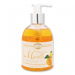 Liquid sheep milk soap 250ml in a dispenser classic, Apricot 