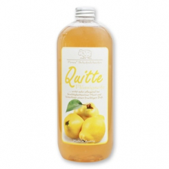 Flüssigseife mit biologischer Schafmilch Nachfüller 1l in der Flasche, Quitte 