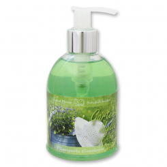 Liquid sheep milk soap 250ml in a dispenser "Gartenidylle", Verbena 