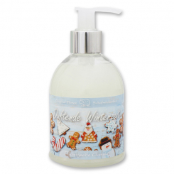 Liquid sheep milk soap 250ml in a dispenser "Duftende Winterzeit", Classic 