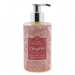 Flüssigseife mit Schafmilch 250ml im Spender "Florentine", Pfingstrose 