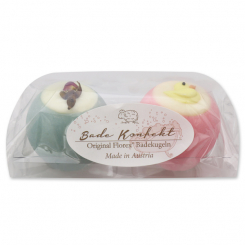 Bath butter ball with sheep milk 50g in a cellophane bag, Set of 2 