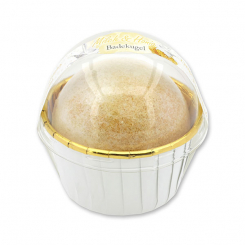 Bath ball with sheep milk 125g in a cases modern, Milk & honey 