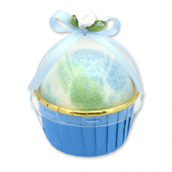 Bath bomb with sheep milk 125g in a cases decorated, Sunlight 