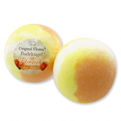 Bath ball with sheep milk 125g, Peach 