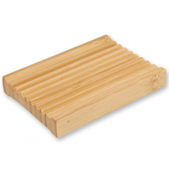 Seifenschale aus Bambus eckig 