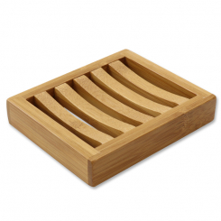 Soap dish made of bamboo wood 