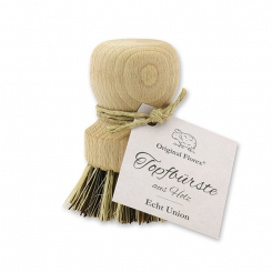 Topfbürste aus Buchenholz mit echt Union Borsten 