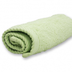 Face towel 30x30cm, green 