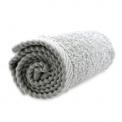Face towel 30x30cm, grey 