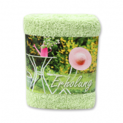 Waschtuch 30x30cm "Erholung", grün 