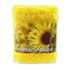 Hand towel 30x30cm "Sonnenstrahlen", yellow 