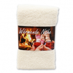 Gästehandtuch 30x50cm "Wärmende Nähe", creme 