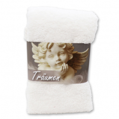 Guest towel 30x50cm "Träumen", white 