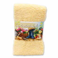 Guest towel 30x50cm "Gartenträume", light orange 