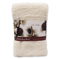Guest towel 30x50cm "Swiss Pine", creme 