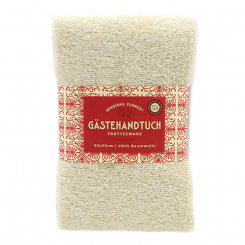 Gästehandtuch 30x50cm, "Handmade Paper" creme 