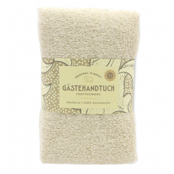Guest towel 30x50cm, "Handmade Paper" creme 
