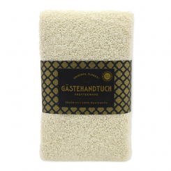 Guest towel 30x50cm, "Handmade Paper" creme 