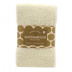 Guest towel 30x50cm, "Handmade Paper" creme 