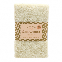 Guest towel 30x50cm, "Handmade Paper" creme 