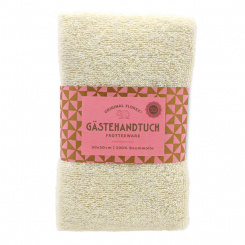 Guest towel 30x50cm, "Handmade Paper" creme 