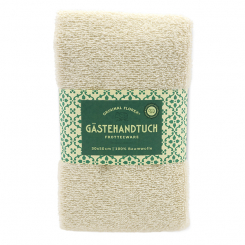 Guest towel 30x50cm, "Handmade Paper" creme 