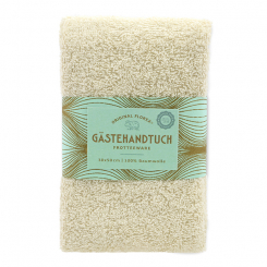 Guest towel 30x50cm, "Handmade Paper" creme 